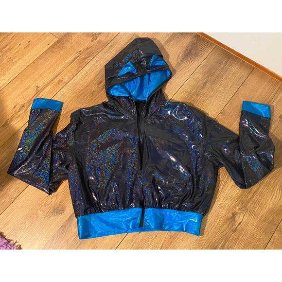 Coquetry Cat Kimberly Jacket Black Blue XL $135 - Picture 2 of 10